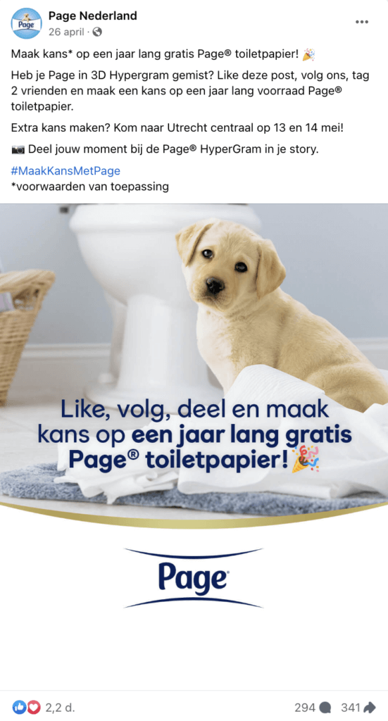 Werk voor Page